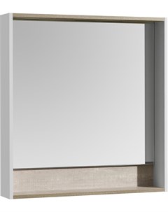 Зеркало для ванной КАПРИ 80 бетон пайн Акватон