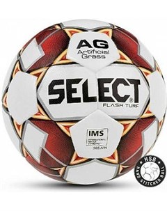 Футбольный мяч Flash Turf IMS 5 White Red Orange Select