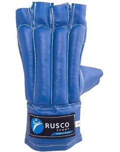 Перчатки для единоборств шингарды M синий Ruscosport