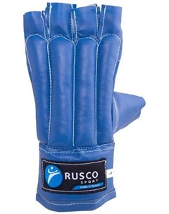 Перчатки для единоборств шингарды L синий Ruscosport