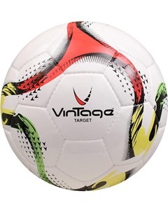 Футбольный мяч Target V100 размер 5 красный желтый зеленый Vintage