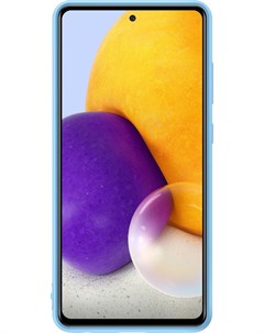 Чехол для телефона Silicone Cover для A72 синий EF PA725TLEGRU Samsung