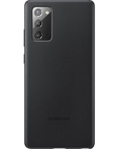 Чехол для телефона Leather Cover для Note20 Black EF VN980LBEGRU Samsung