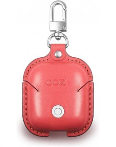 Чехол для наушников Leather Case for AirPods для iPhone Hot Pink CLCPO009 Cozistyle