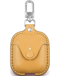 Чехол для телефона Leather Case for AirPods для iPhone Gold CLCPO003 Cozistyle