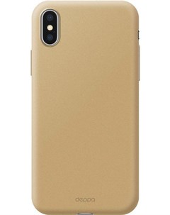 Чехол для телефона Air Case для Apple iPhone Xs Max золотой 83364 Deppa
