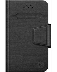 Универсальный чехол для смартфона Wallet Fold S 3 5 4 3 Black Deppa