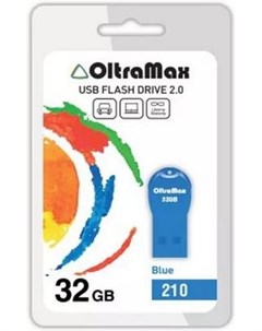 Usb flash OM 32GB 210 синий Oltramax