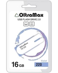 Usb flash OM 16GB 220 фиолетовый Oltramax
