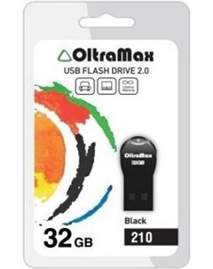 Usb flash OM 32GB 210 черный Oltramax