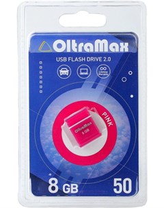 Usb flash OM 8GB 50 Pink Oltramax