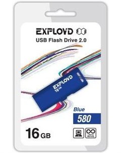Usb flash 16GB 580 синий Exployd