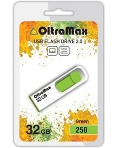 Usb flash OM 32GB 250 зеленый Oltramax