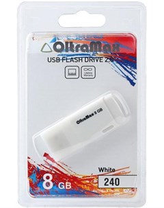 USB Flash OM 8GB 240 белый Oltramax