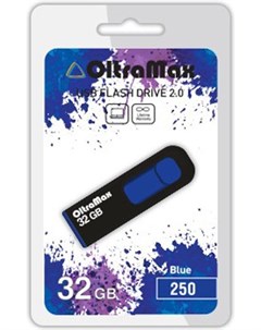 Usb flash OM 32GB 250 синий Oltramax