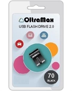 Usb flash 70 32GB черный OM 32GB 70 Black Oltramax