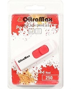 Usb flash OM 64GB 250 красный Oltramax