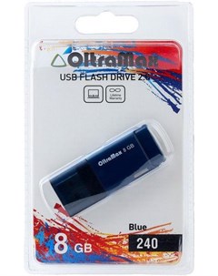 USB Flash OM 8GB 240 синий Oltramax