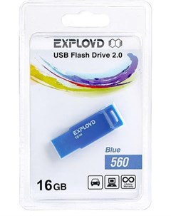 Usb flash 16GB 560 синий Exployd
