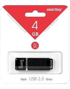 Usb flash 4Gb Quartz series Black SB4GBQZ K Smartbuy