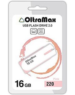 USB Flash OM 16GB 220 розовый Oltramax