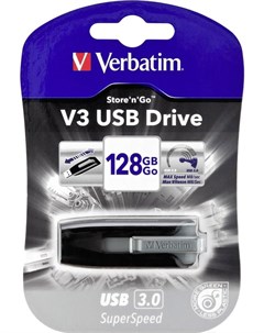 Usb flash 128GB V3 черный 49189 Verbatim