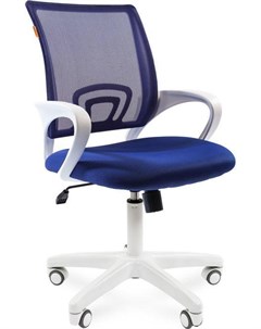Офисное кресло CHAIRMAN 696 White синий Woodcraft