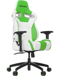 Игровое кресло SL4000 белый зеленый Vertagear