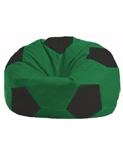 Кресло мешок Мяч Стандарт М1 1 235 зеленый черный Flagman