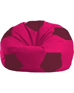 Кресло мешок Мяч Стандарт М1 1 384 малиновый бордовый Flagman