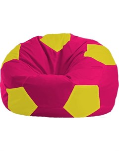 Кресло мешок Мяч Стандарт М1 1 386 малиновый желтый Flagman