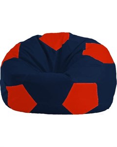 Кресло мешок Мяч Стандарт М1 1 46 темно синий красный Flagman