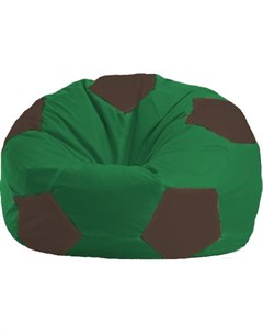 Кресло мешок Мяч Стандарт М1 1 242 зеленый коричневый Flagman