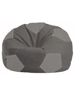 Кресло мешок Мяч Стандарт М1 1 366 темно серый серый Flagman
