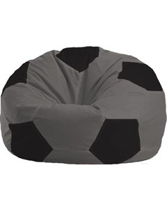 Кресло мешок Мяч Стандарт М1 1 475 темно серый черный Flagman