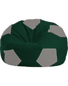 Кресло мешок Мяч Стандарт М1 1 61 темно зеленый серый Flagman