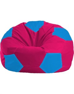 Кресло мешок Мяч Стандарт М1 1 385 малиновый голубой Flagman