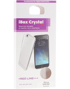 Чехол для телефона Apple iPhone 5 5s SE iBox УТ000007224 Red line