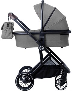 Детская коляска LIRA BD801 3в1 Light Grey Bubago