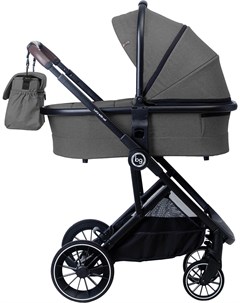 Детская коляска LIRA BD801 3в1 Dark Grey Bubago