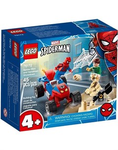 Конструктор Super Heroes Spider man Бой Человека Паука с Песочным Человеком 76172 Lego
