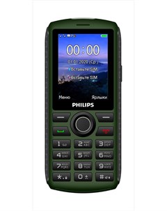 Мобильный телефон Xenium E218 зеленый Philips