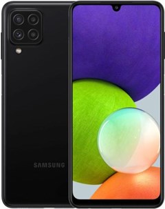 Мобильный телефон Смартфон Galaxy A22 64GB Black черный SM A225FZKDSER Samsung