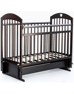 Детская кроватка Comfort М 01 10 20 темный орех Bambini