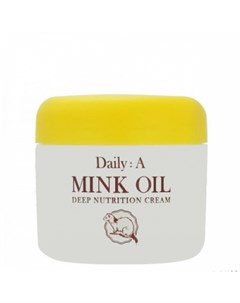 Крем для лица питательный daily a mink oil deep nutrition cream Deoproce