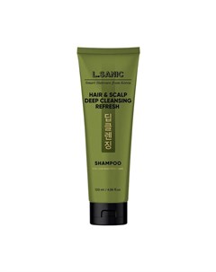 Освежающий шампунь для глубокого очищения волос и кожи головы hair scalp deep cleansing refresh sham L’sanic