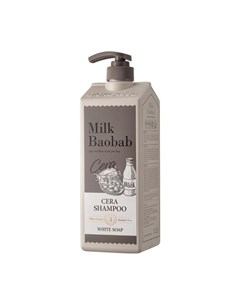 Шампунь с керамидами для волос с ароматом белого мыла cera shampoo white soap Milkbaobab