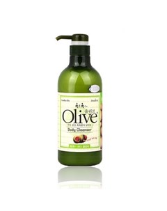 Гель для душа с экстрактом оливы расслабляющий olive body cleanser Welcos