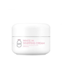 Крем для лица осветляющий с экстрактом молочных протеинов g9 white in whipping cream Berrisom