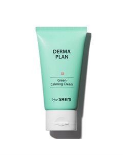 Крем для лица успокаивающий derma plan green calming cream The saem